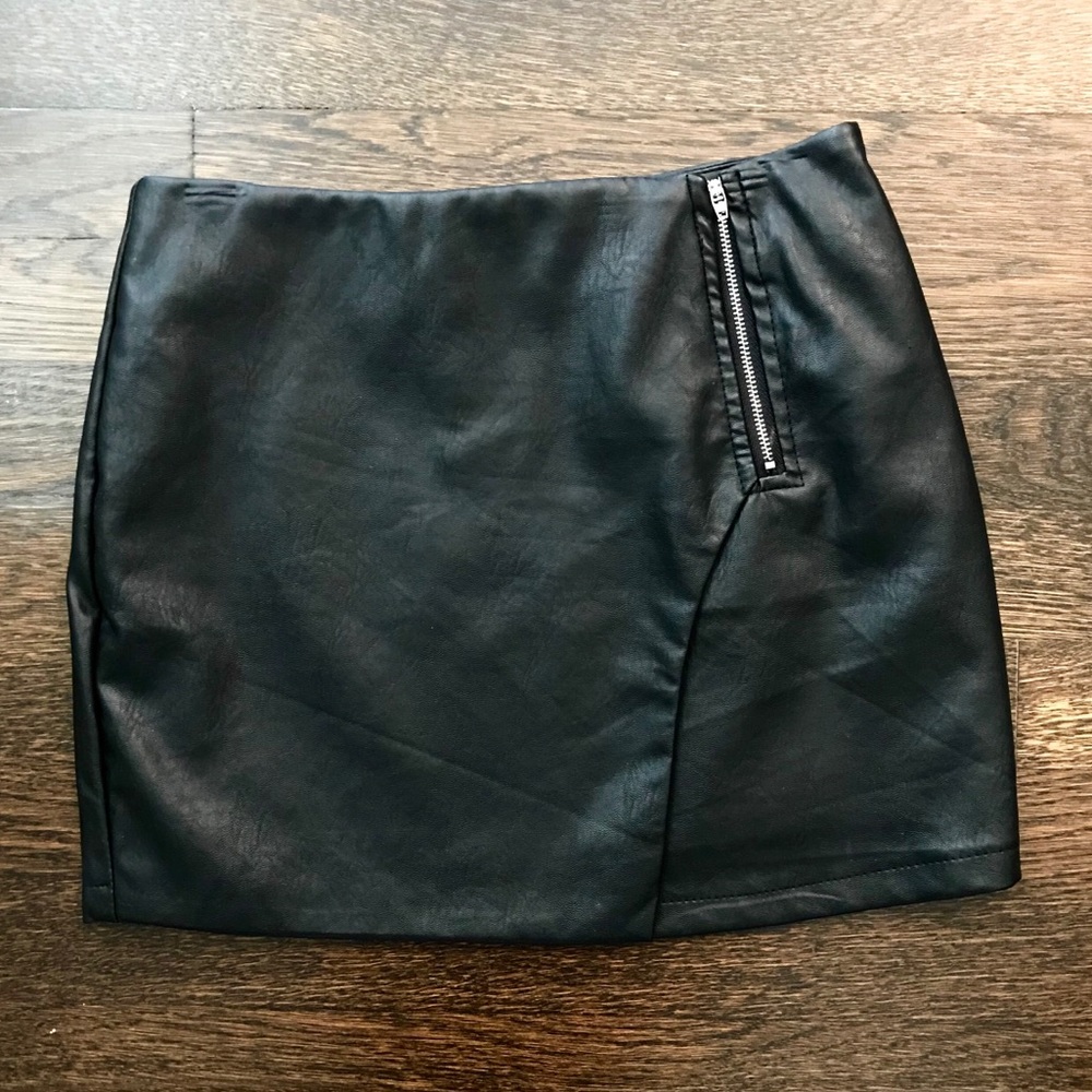 LF faux leather skirt